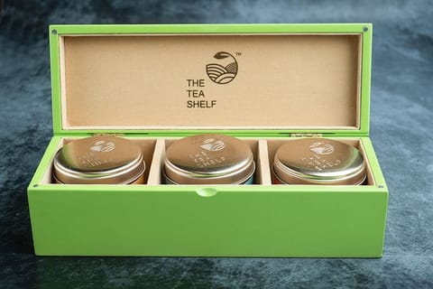 The Tea Shelf Fern Tea Gift Box (Pack of 3, Each of 30 gms)
