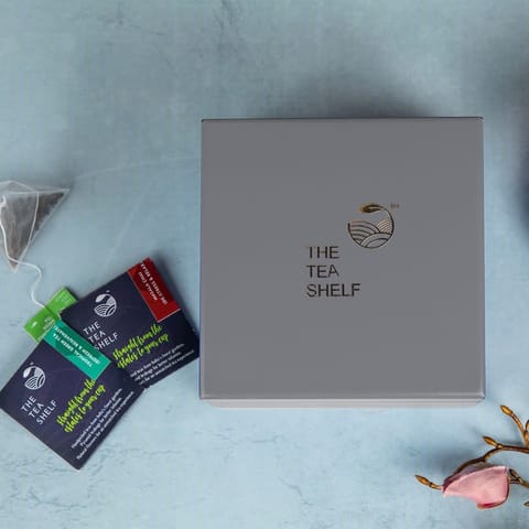 The Tea Shelf Tea Chest - Tea Gift Box | Pack of 40