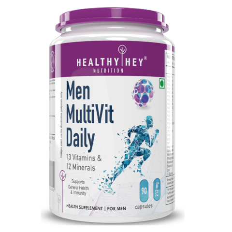 HealthyHey Nutrition Men MultiVitamin Daily (90 Capsules)