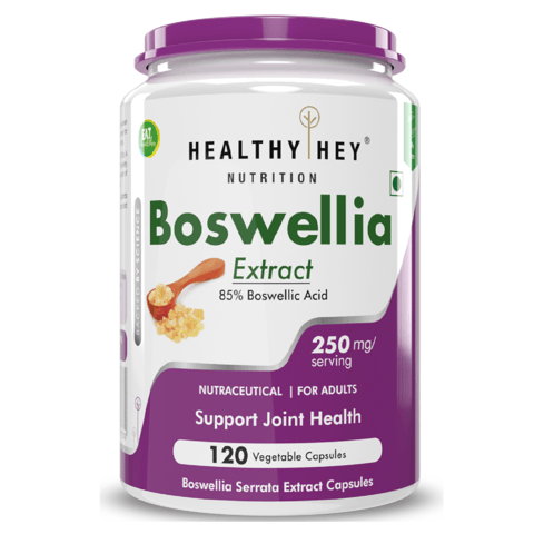 HealthyHey Nutrition Boswellia Serrata Extract (120 Vegetable Capsules)