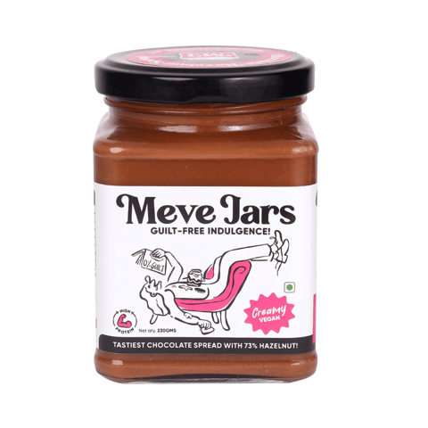Meve Jars Hazelnut Chocolate Spread  VEGAN CREAMY (230 gms)