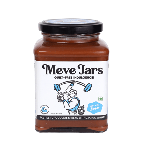 Meve Jars Hazelnut Chocolate Spread VEGAN - CREAMY DATES (350 gms)