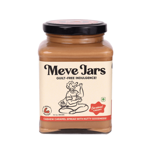 Meve Jars Cashew Caramel - Creamy (350 gms)