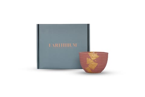 Earthhium French Rose | Cement Pot Candle