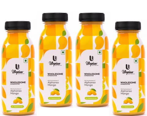 Utopian Wholesome Super Smoothie (Pack of 4, Each of 200 ml)