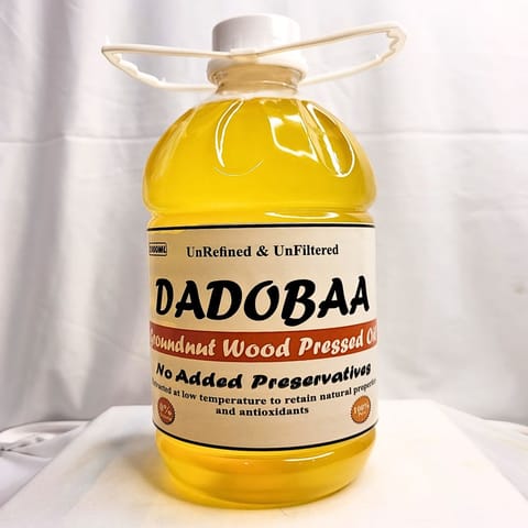 Dadobaa Groundnut Wood Pressed Oil (2 litres)