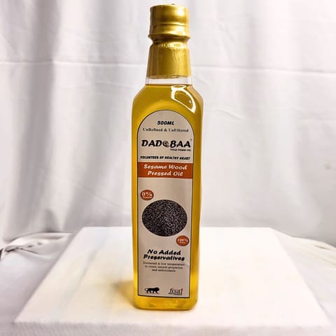 Dadobaa Sesame Wood Pressed Oil (500 ml)