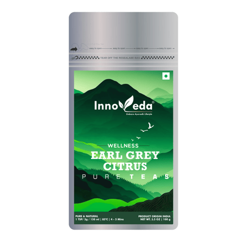 Innoveda Earl Grey Citrus Green Tea (100 gms)