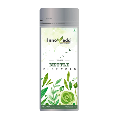 Innoveda Nettle Leaf Hair Regrow Tea (50 gms, Makes 50 - 60 Cups)