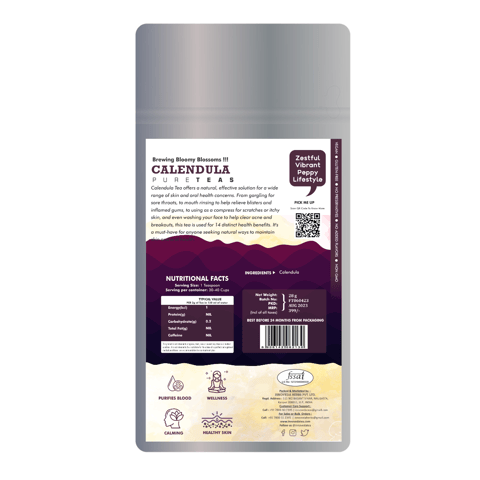 Innoveda Calendula Skin Lighten Tea (28 gms, 25-35 Tea Cups)
