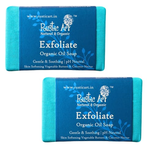 Rustic Art Exfoliate Soap 100gms ( Pack of 2 )