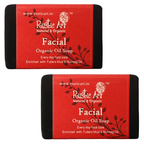 Rustic Art Facial Soap 100gms ( Pack of 2 )