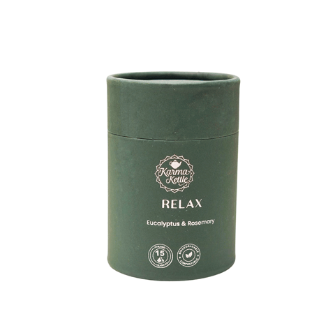 Karma Kettle Relax-Eucalyptus & Rosemary (15 Pyramid Tea Bags)