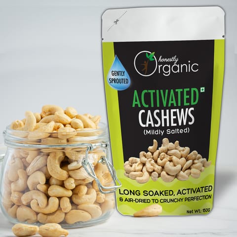 Honestly Organic Activated/Sprouted Organic Cashews (150 gms)