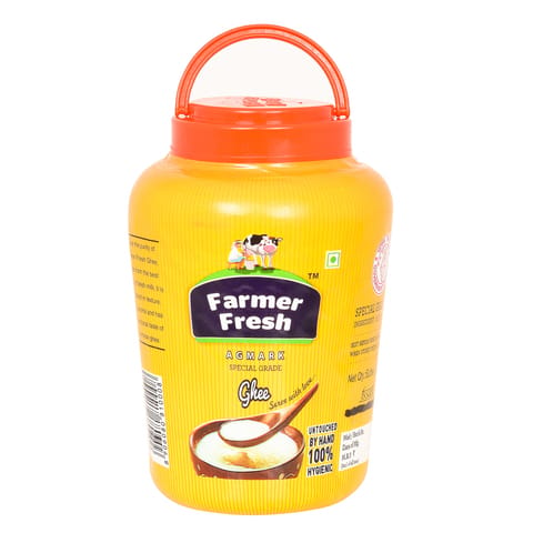 Farmer Fresh Pure Desi Buffalo Ghee Jar (5 Litre) | Premium Agmark Buffalo Desi Ghee