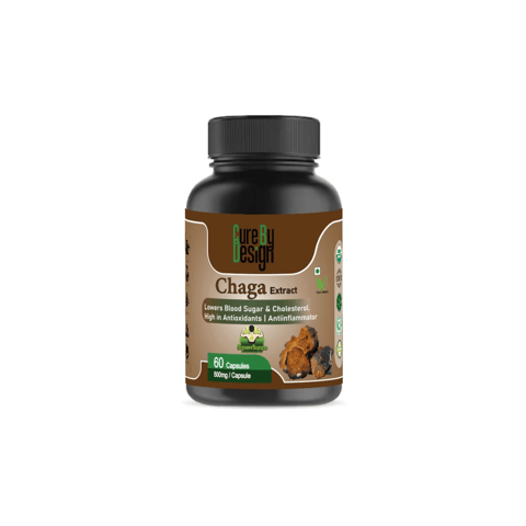 Cure By Design Superrsupps Chaga Extract (60 Caps)