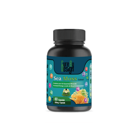 Cure By Design Superrsupps Irish Sea Moss Extract (60 Caps)