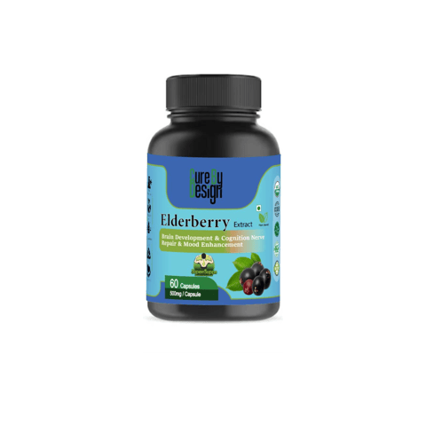 Cure By Design Superrsupps Elderberry Extract (60 Caps)