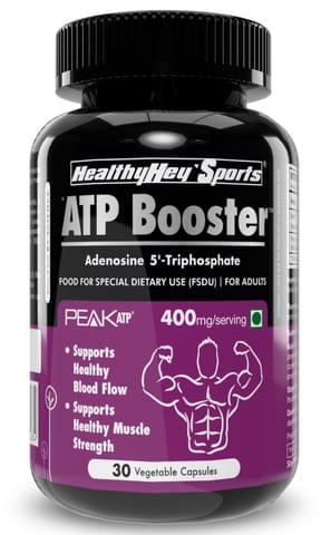 HealthyHey Sports ATP Booster -30 Vegetable capsules