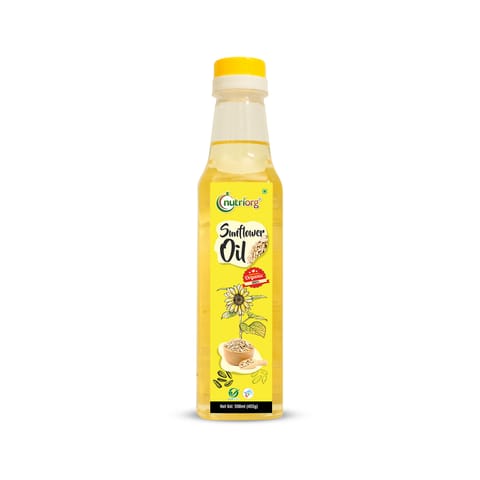 Nutriorg Certified Organic Sunflower Oil 500ml