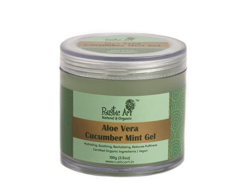 Rustic Art Aloe Vera Cucumber Mint gel 100 gms
