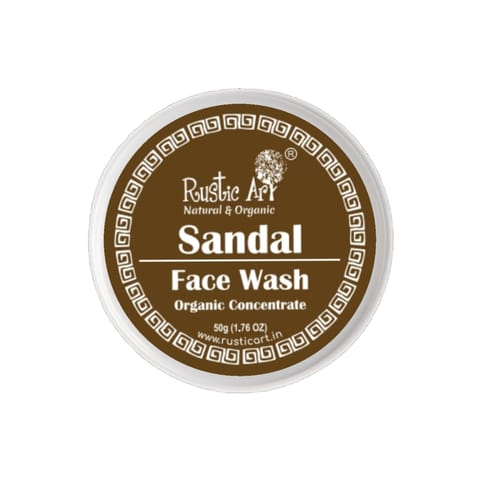 Rustic Art Sandal Face Wash Concentrate (50 gms)