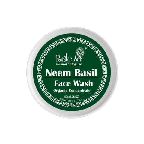 Rustic Art Neem Basil Face Wash Concentrate (50 gms)