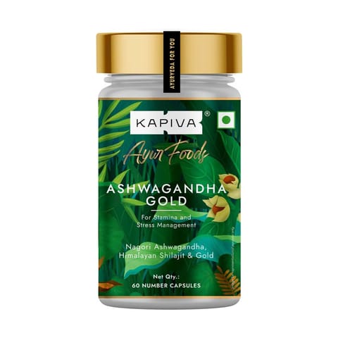 Kapiva Ashwagandha Gold Capsules (60 Caps)