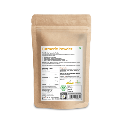 Dawn LeeLakadong Turmeric Powder (200 gms) | World?s Finest High Curcumin Haldi | True Splendor | Free From Harmful Colors, Chemicals | Originating from Meghalaya