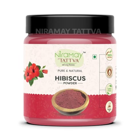 Niramay Tattva Hibiscus Flower Powder (200 gms), For Hair Pack, Hair Oil, Face Pack & Hibiscus Tea