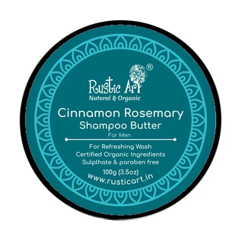 Rustic Art Cinnamon Rosemary Shampoo Butter 100 gms