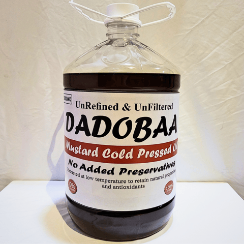Dadobaa Mustard Cold Pressed Oil (5 Litres)