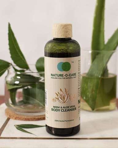 Nature-O-Care Neem Aloevera Face Cleanser (Pack Of 2, Each of 200 ml)