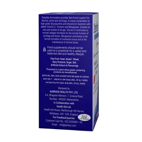 HealthAid Osteoflex with Hyluronic Acid (30 Tablet)