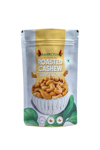 Ambrosia indian roasted & salted cashew kernels (200 gms)