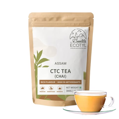 Ecotyl CTC Tea (Chai Patti) From Assam | Strong Flavour | Classic (300 gms)