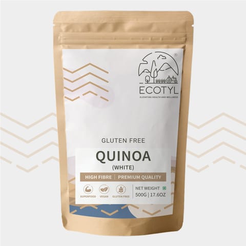 Ecotyl Quinoa (White) | Gluten Free | High Protein (500 gms)