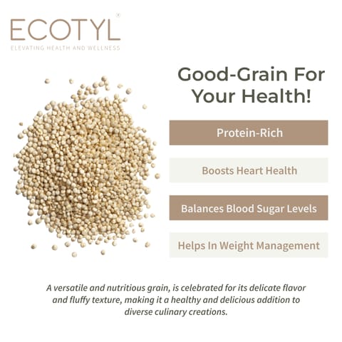Ecotyl Quinoa (White) | Gluten Free | High Protein (500 gms)