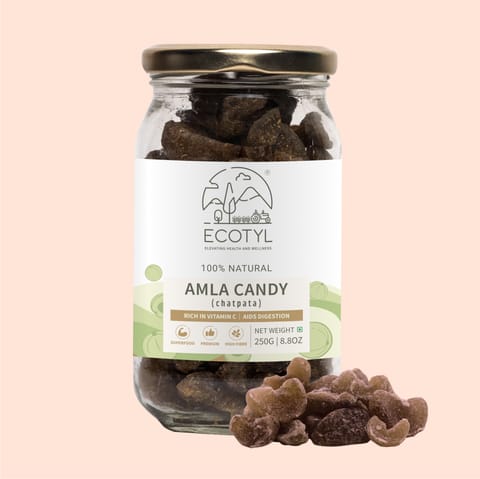 Ecotyl Amla Candy (Chatpata) | After Meal Digestive | Good for Gut Health (250 gms)