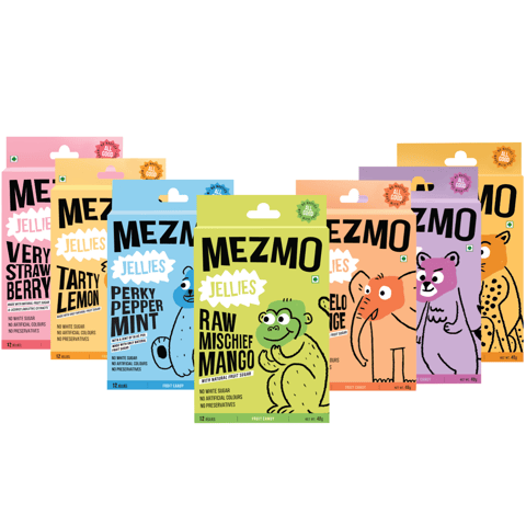 Mezmo Candy All Fruit Candy Box (7 Boxes Of Soft Candies)
