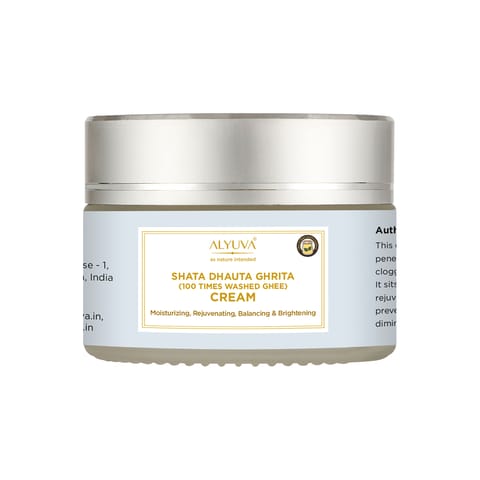 Alyuva Shata Dhauta Ghrita Cream (100 times washed Ghee - 25 gms)