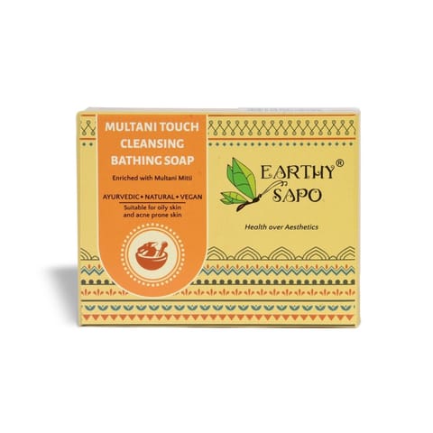 Earthy Sapo Multani Touch Cleansing Bathing Soap 100 g