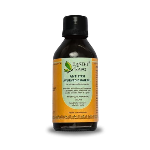 Earthy Sapo Anti Itch Ayurvedic Hair Oil 100 ml