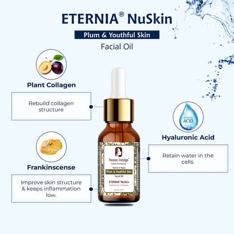 Passion Indulge Eternia NuSkin Facial Oil For Youthful Skin| Anti-Ageing With Frankincense (10ml)