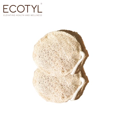 Ecotyl Body Loofah | For Gentle Exfoliation | Natural Loofah (Set of 2)