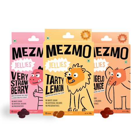 Mezmo Candy Fruit Candy Box (3 boxes of Soft Candies)