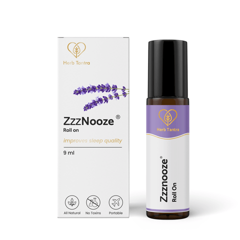 Herb Tantra Zznooze Roll On For Better Sleep quality 9 ml