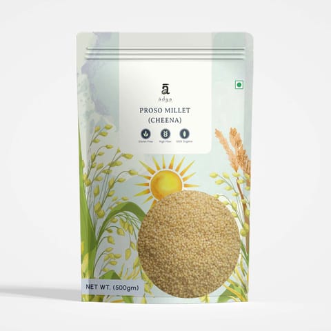 Adya Organics Proso Millet (Cheena) 500 gms