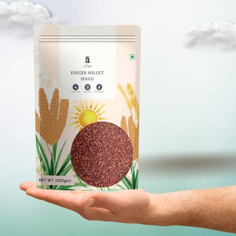 Adya Organics Finger Millet (Ragi) - 500 gms