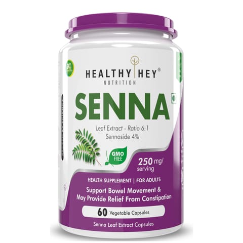 HealthyHey Nutrition Senna Leaf Extract (Veg Capsules 60)